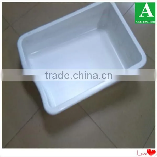 qualified black color ps chrome plastic thick compartments tray