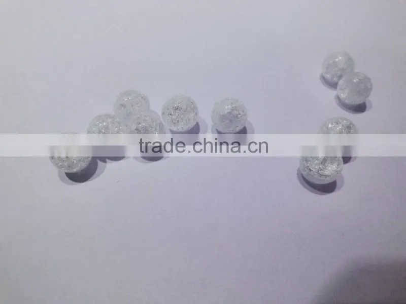Small Craked Crystal Quartz Ball