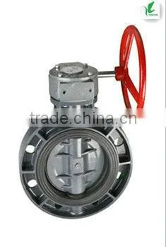 PLASTIC UPVC GREY 1 BUTTERFLY VALVE