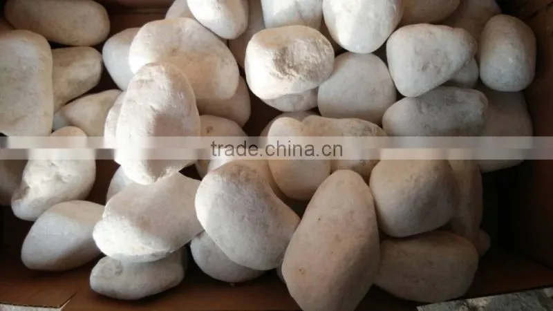 Popular and Hottest Snow White Tumbled Pebbles On Sales