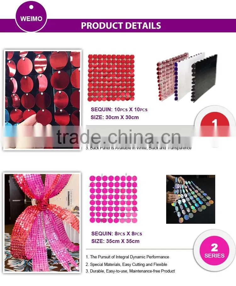 popular shining wedding stage decoration