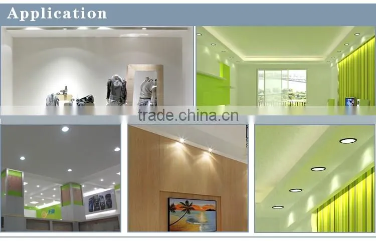 SMD 2835 Downlight 3W 6W 12W 18W 24W Diffuse Reflection LED Retrofit Recessed Ceiling Panel Light