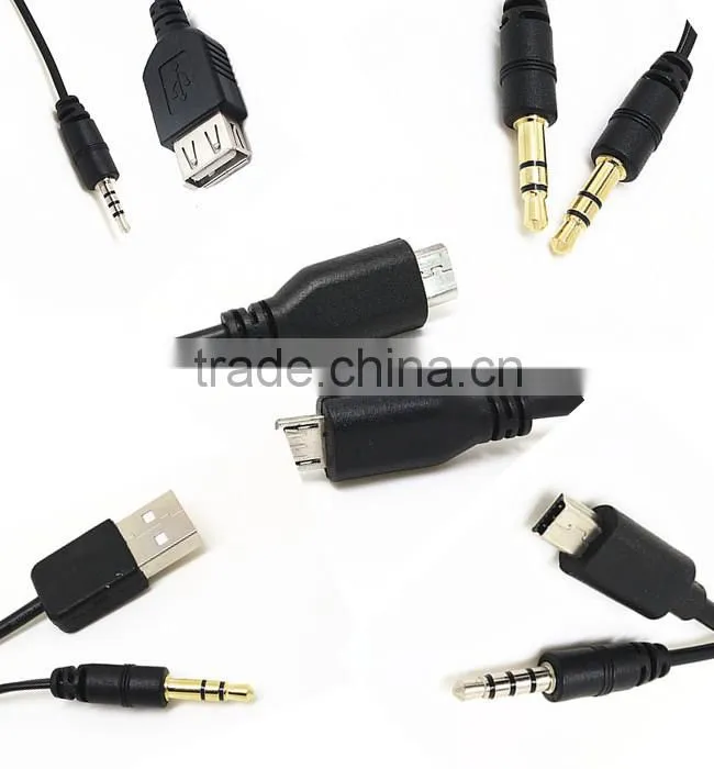 3.5mm mini plug headphone jack to usb adapter cable