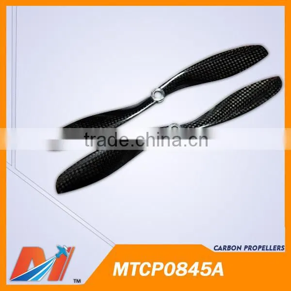 Maytech CF prop 8x4.5inch rc quad copter propeller for multirotor aerial drone