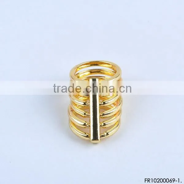 Four Layers Crystal Ring Four Level Rhinestones Ring