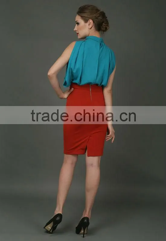 New Design Fashion Formal Office Dresses For Women 2013