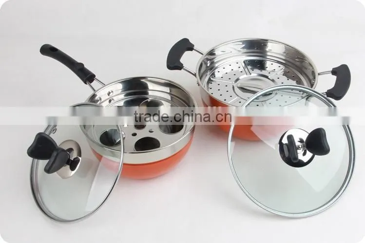 new products 2015 innovative products of induction stainless steel cooking pots and pans sets