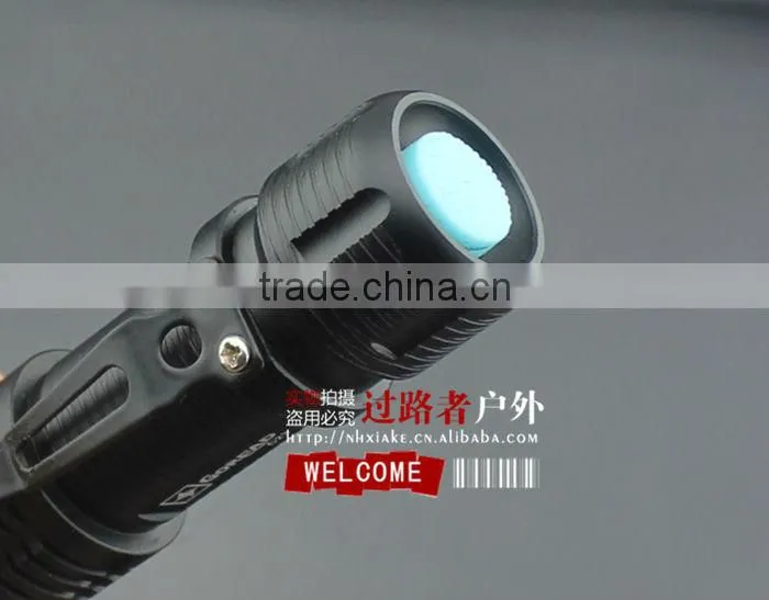 Goread C23 focusable zoom rechargeable aluminum pen clip glass braker R2 LED mini torch