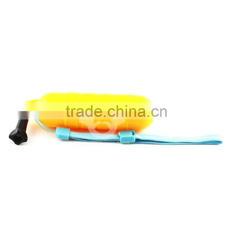 Floaty bobber with strap and screw for Gopro Hero 3+/3/2/1, Yellow & Orange