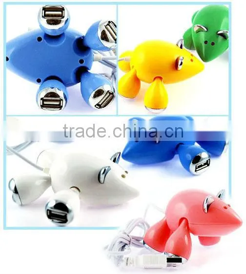 Fashion Cow Shape 4 port USB HUB