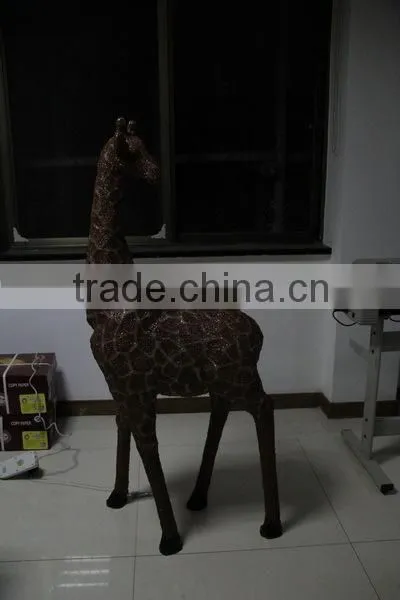3D LED christmas acrylic giraffe motif light