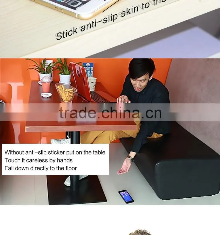 Fashion personality and powerful anti-slip gel skin sticker for Iphone 6 and 6 Plus