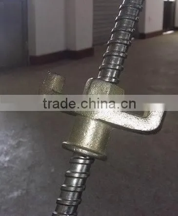 Formwork Galvanized Tie Rod Casting iron wing Nut 15 / 17mm