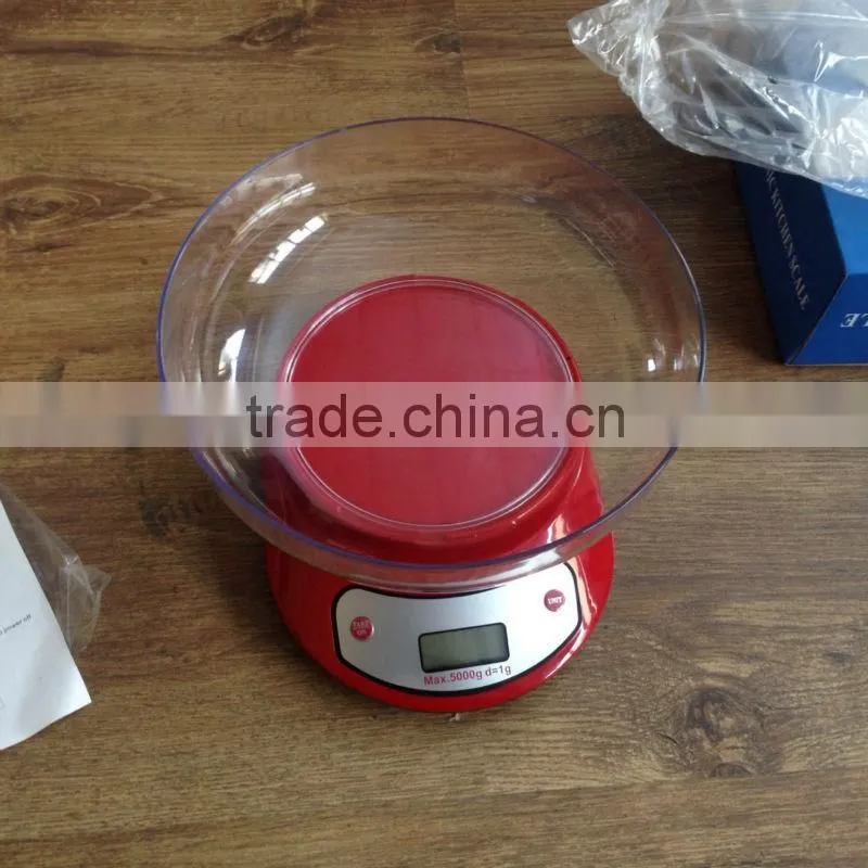 Electronic Kitchen Scale LOT-C03 Orange