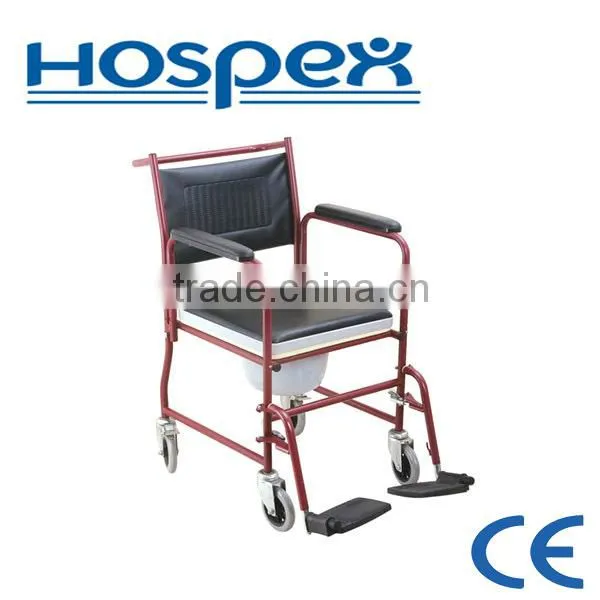 Steel commode chair