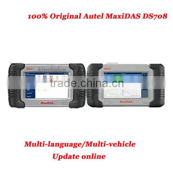 Original Autel DS708 Maxiscan DAS708 Multibrand Auto Scanner update online Touchscreen scanner with fast ship by DHL/EMS/UPS