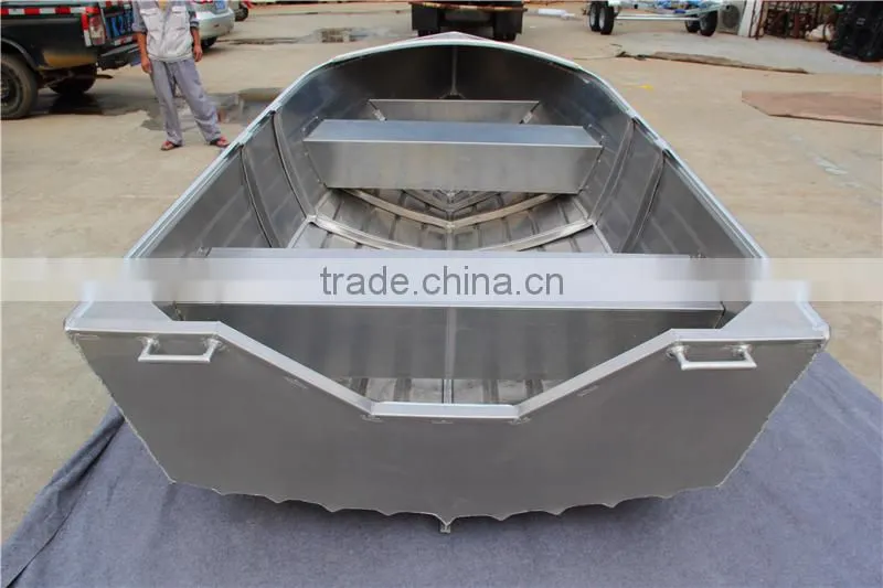 Deep-v welded Steering Aluminum Fishing Boat