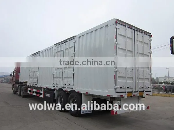 customer highly praised factory box semi trailer for sale