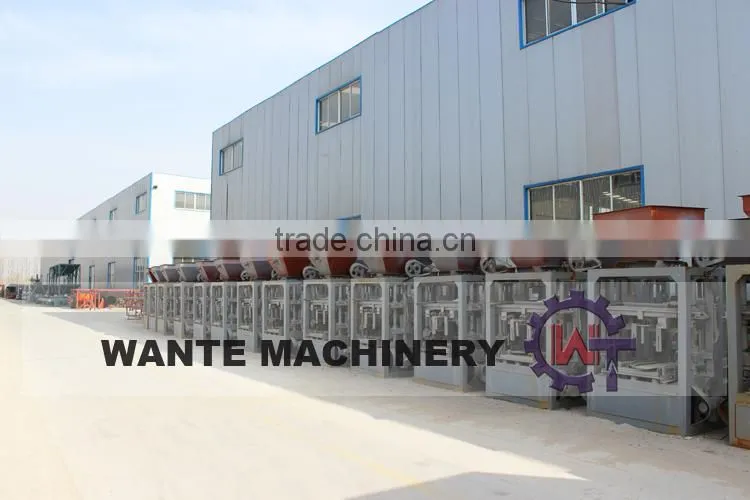 WANTE BRAND china hot selling lastest product QT4-24 concrete block making machine in alibaba india