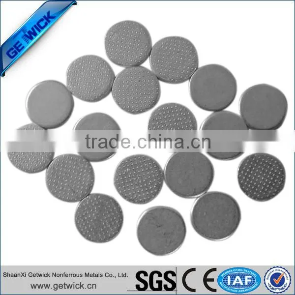 tungsten contacts