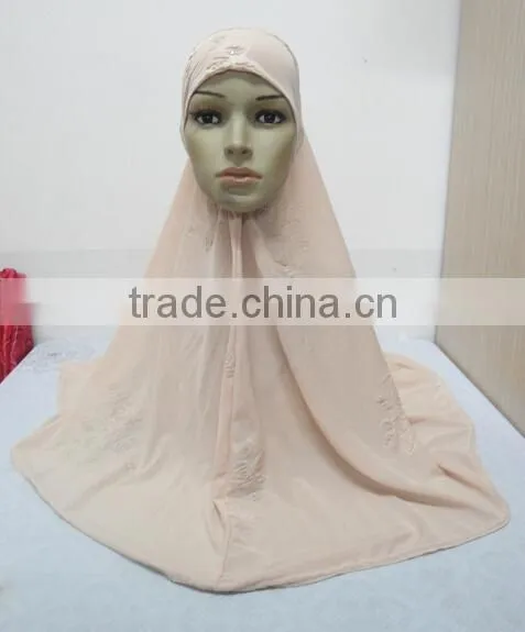 H306 big size muslim hijab with flower prints,islamic scarf