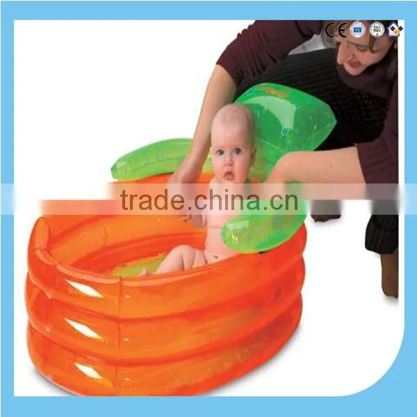 PVC EN71 and EU REACH standard inflatable baby bathtub/kids bathtub/