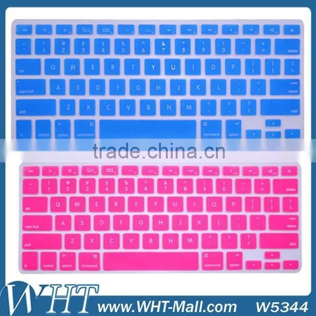 Silicone Cover for Macbook Keyboard Colorful Cover for Macbook Air/ Pro/ Pro Retina Wholesale