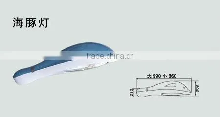 Highly-transparent toughened glass shade street light