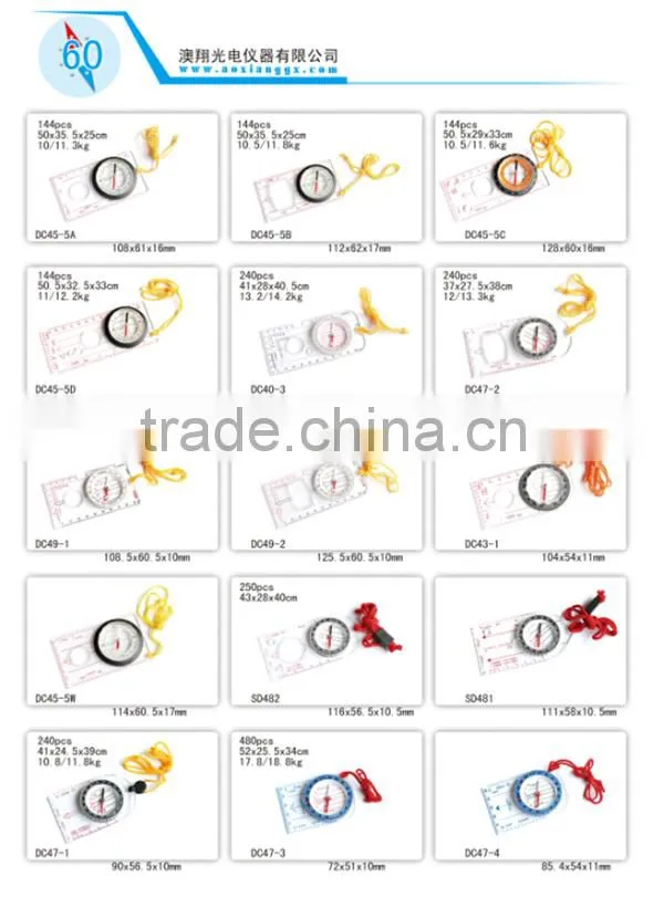 Best selling DC45-5A transparent compass