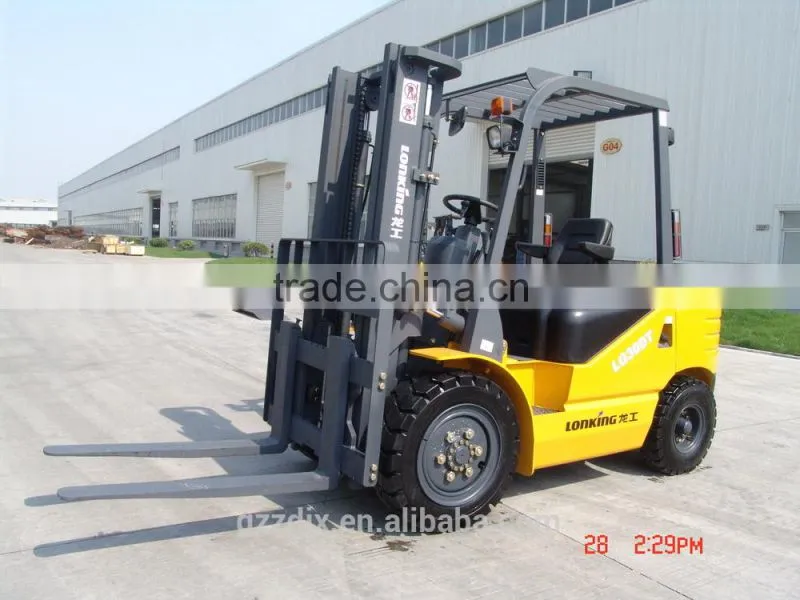 LPG/gasoline fork lift, 3.5Ton fork lift,nissan engine