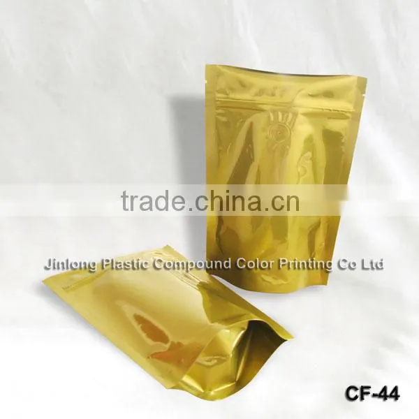 foil stand up coffee bag with zipper doypack and bottom gusset