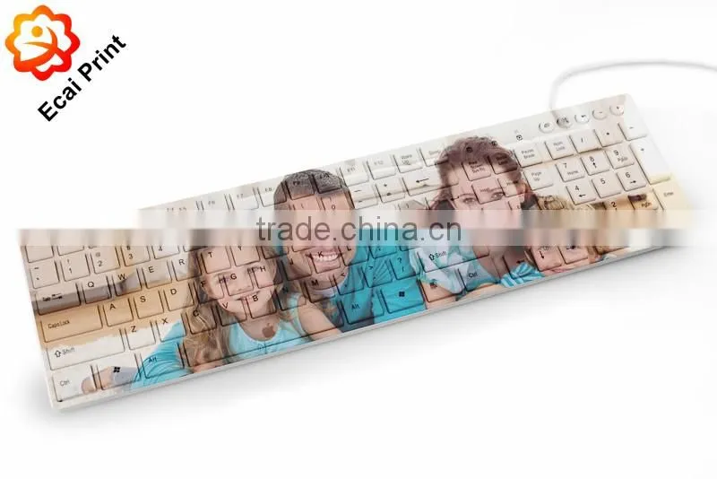 2016 latest design custom made digital printing computer keyboard