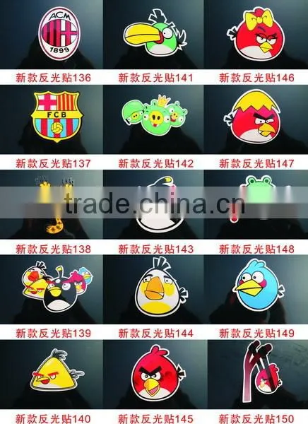 Low Price Hot Sale Promotional Reflective Car Stickers/car decoration vinyl sticker/3d car sticker