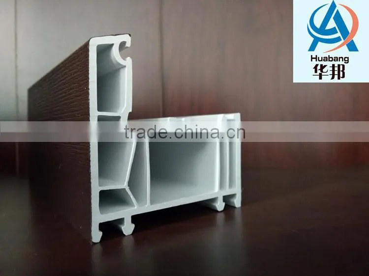 IRAQ hot sale lamintaion upvc profile/pvc profile