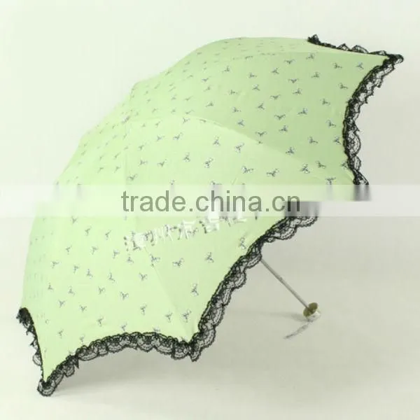 LB315 eye-catching color promotional gift lace wedding umbrella
