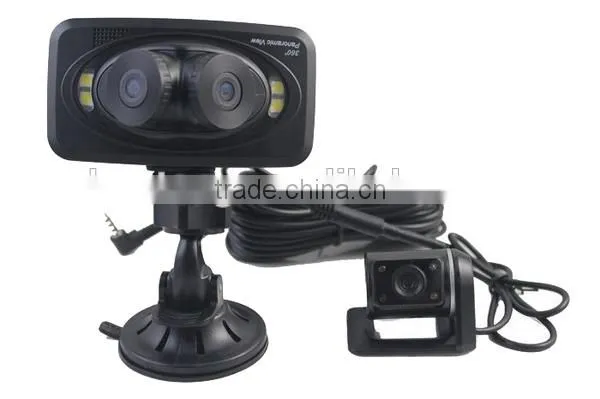 Daretang 2.7 inch TFT 720p HD White Light LEDS H6000 360 view car camera system