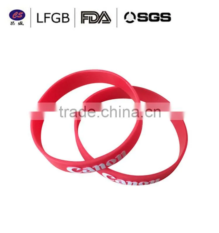 High quality Promotional patented silicone wristband silicone bracelet with cheap price