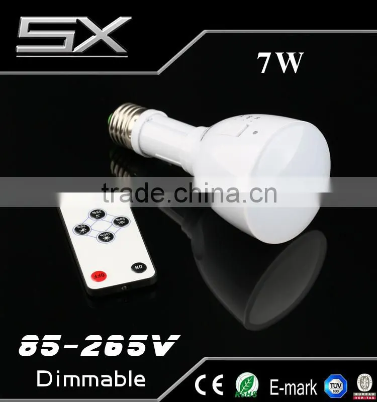 with e26,e27 for white color temperature 7W rechargeable magic lighting led light magic bulb