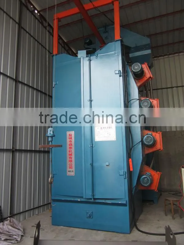 Professional Q3740 hook type shot blasting machine/ iron and steel industry shot peening machine