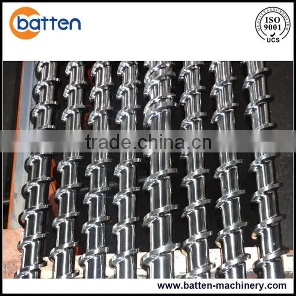 bimetallic 38CrMoAla single extruder bimetallic screw and barrel for plastic machine