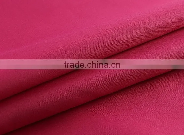 Textile supplier multi color smooth shrink resistance poly pongee fabric