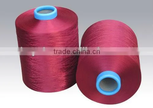Polyester yarn DTY dope dyed