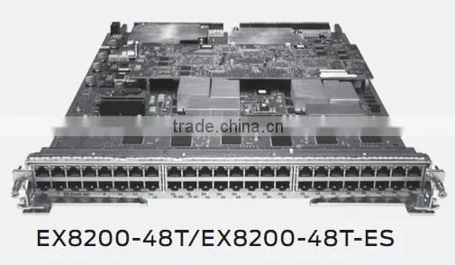 JUNIPER EX8200-48T EX8200-48T-ES 48-port 10/100/1000BASE-T RJ-45 line card for EX8208 EX8216