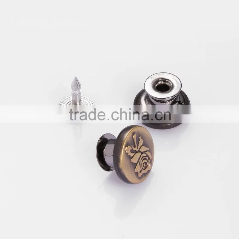 China supplier metal buttons for jeans custom logo sewing buttons