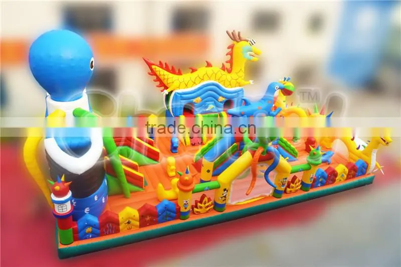Gaint inflatable obstacle course , inflatable park fun city