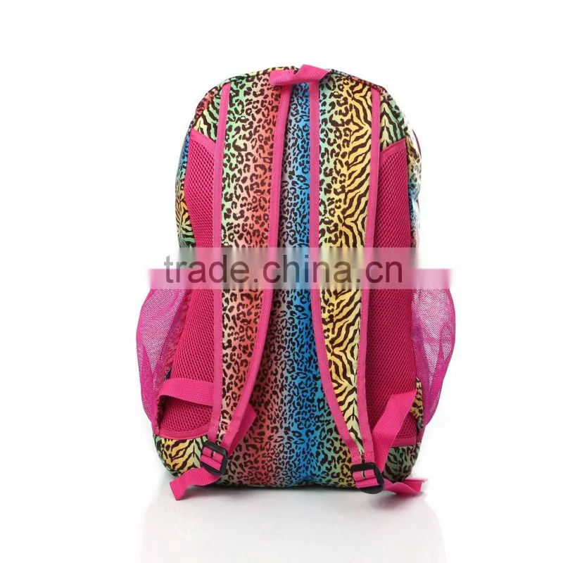 Fashion Leopard School Backpack,Satchel,Sexy Girls School Bag