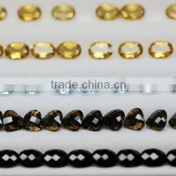 Unselfish love-Oval cut synthetic aquamarine crystal price