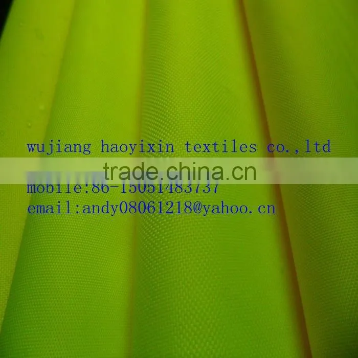 150D FDY Oxford Coating and Fluorescent Fabric