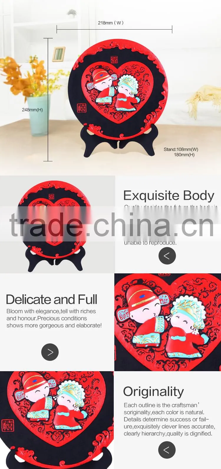 China traditional loving you bride and groom wedding giveaways sample new wedding souvenir gifts