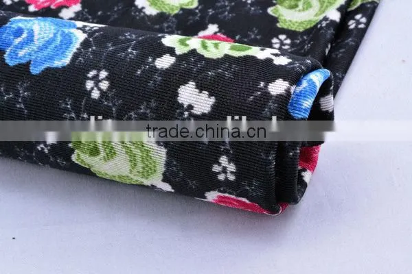Mulinsen Textile Colorful Flower FDY Woven Stripe Jacquard Fabric